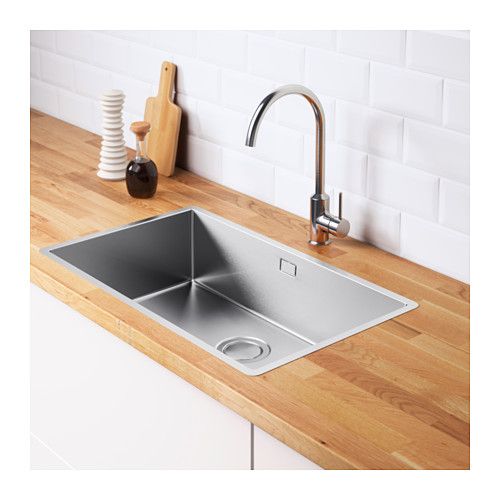 New IKEA NORRSJÖN Stainless Steel Undermount Kitchen Sink