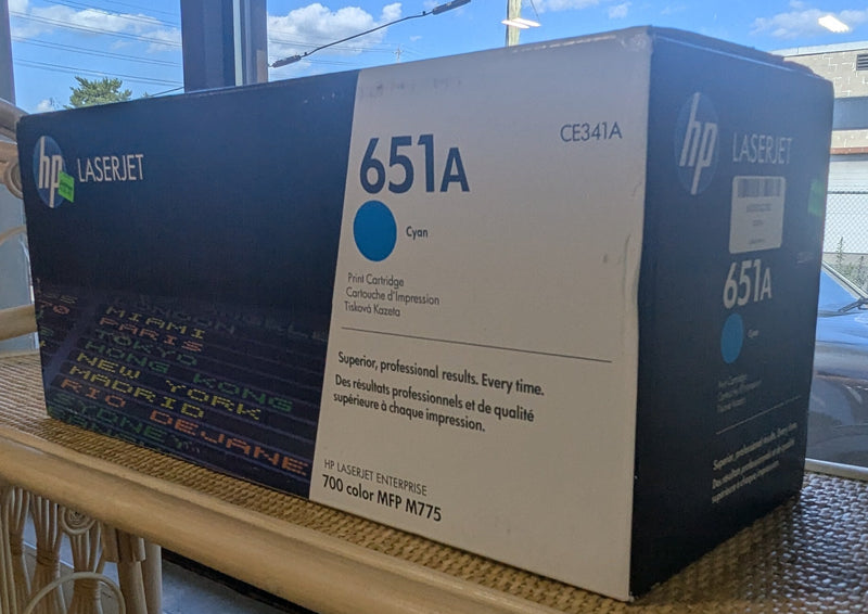HP 651A Cyan Original LaserJet Toner Cartridge