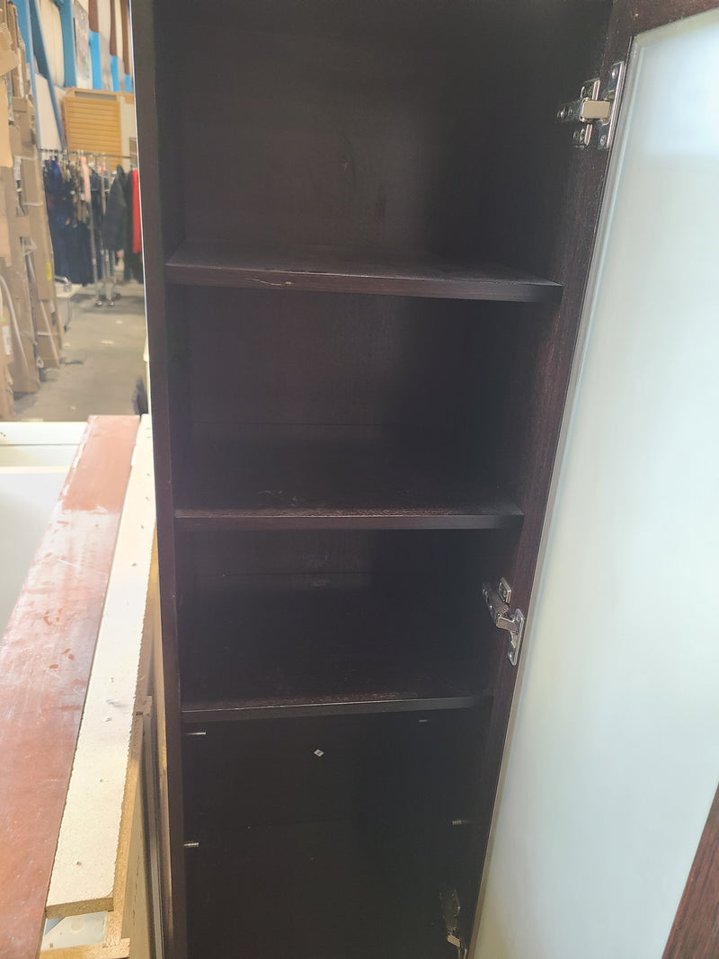 Bathroom Linen Cabinet in Black