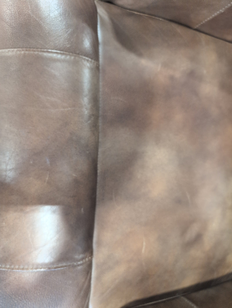 Fancy LA-Z-BOY Leather Reclining Rocking Armchair with Retractable Footrest