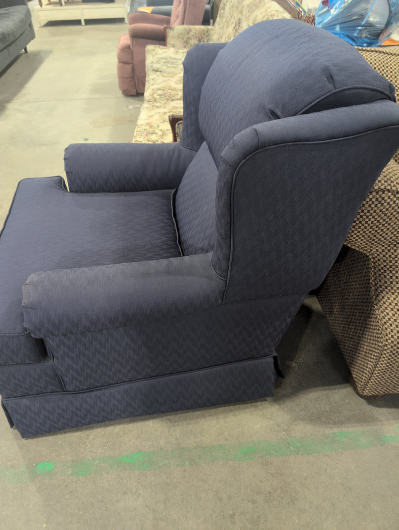 Norwalk Furniture Blue Armchair