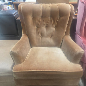 Classic Suede Swivel Chair