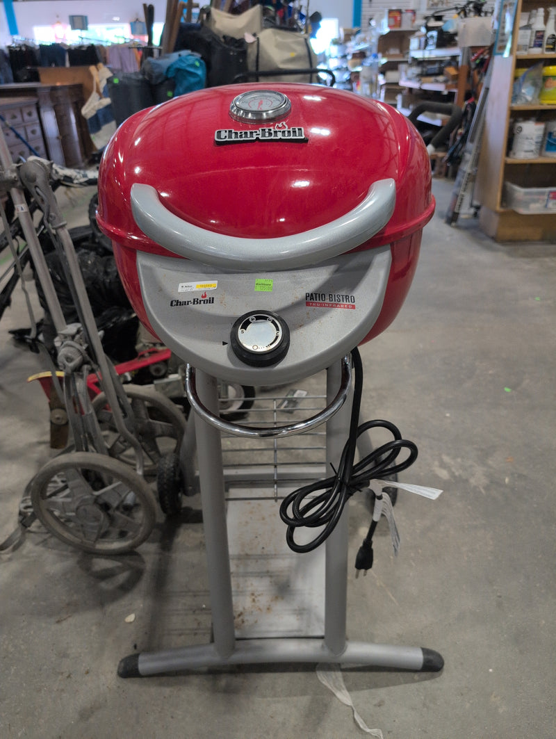 Char-Broil Patio Bistro Tru-Infrared Electric BBQ, Red