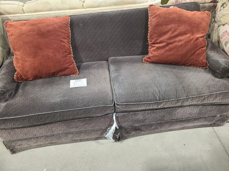 Vintage Patterned Pull-Out Sofa Bed