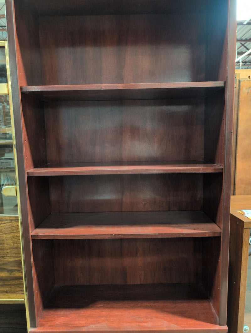 Cherry Bookshelf with Cabinets
