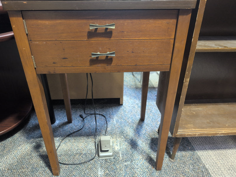 Sewing Table with Sears Kenmore Sewing Machine