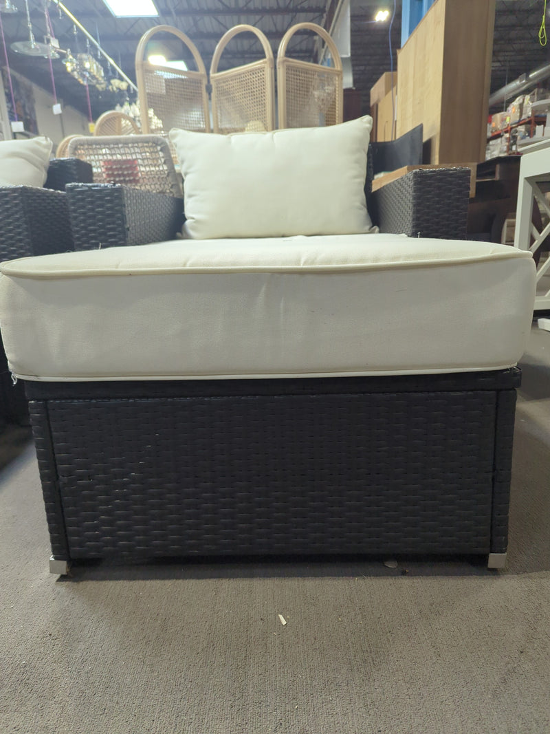 Outdoor Chair + Ottoman