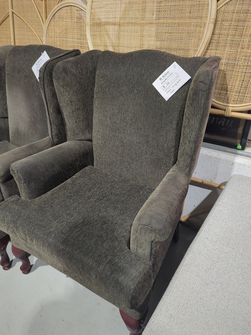 Green Wingback Chair