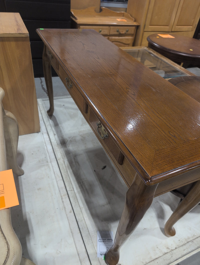 Long Wooden Hallway Table with Drawer