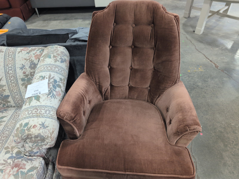 Brown Spinning Armchair