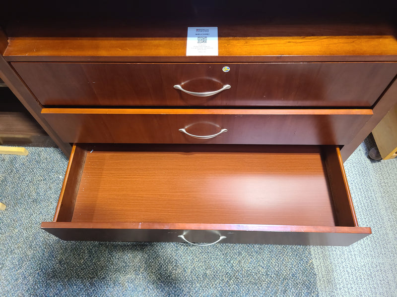 Classic Brown Wood TV Stand with Storage Drawers