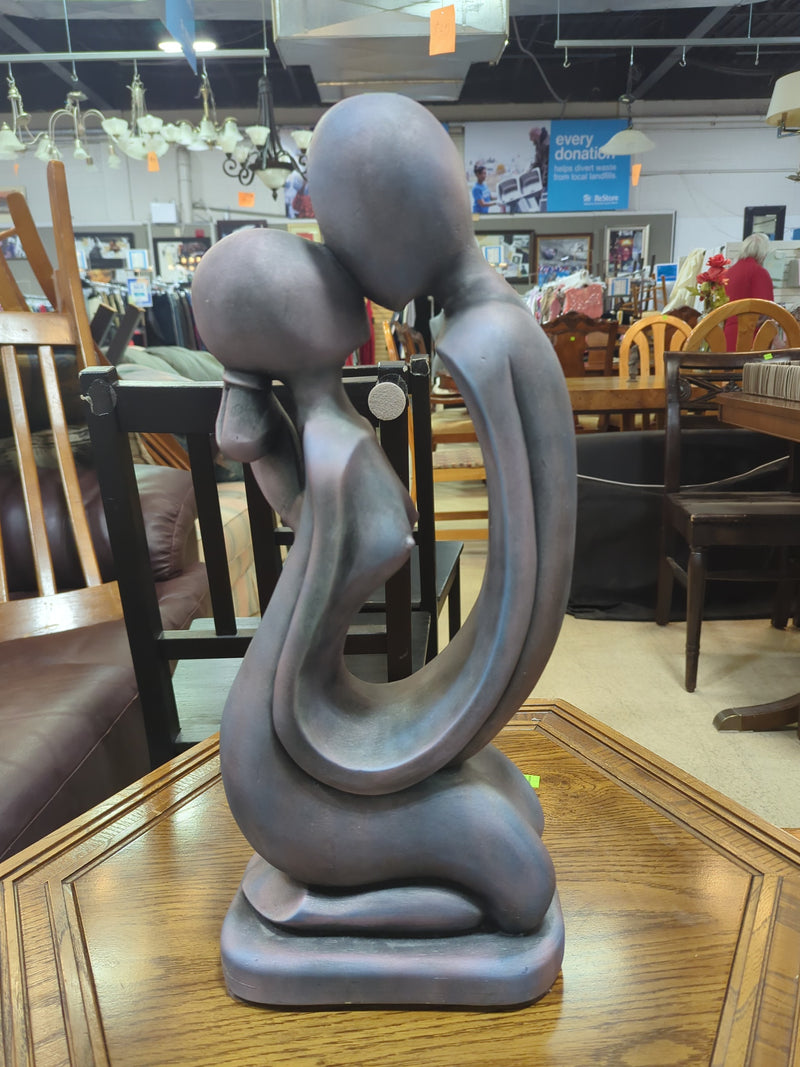 Polystone Couple Sculpture