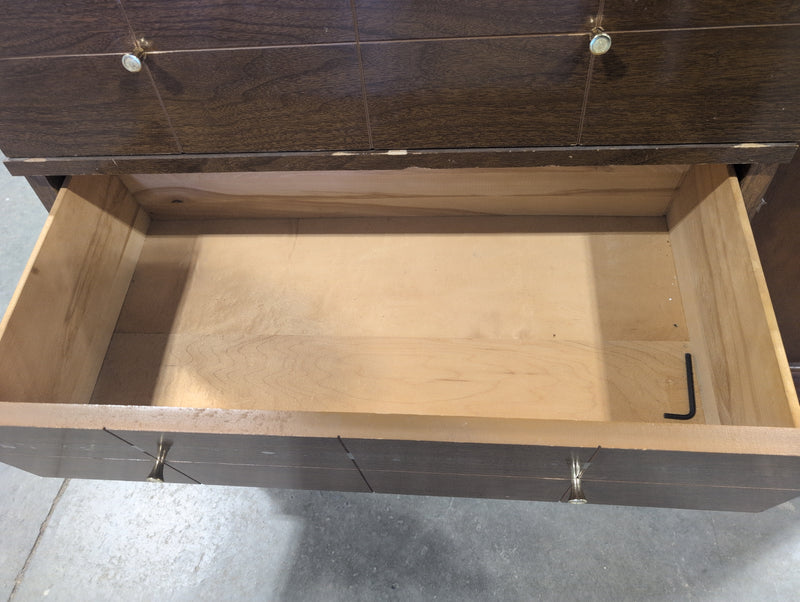 Dark Brown 4 Drawer Dresser