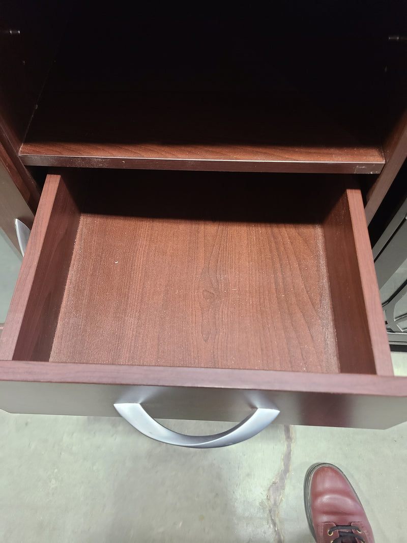 Cherry Veneer Multifunctional Kitchen Storage Cabinet