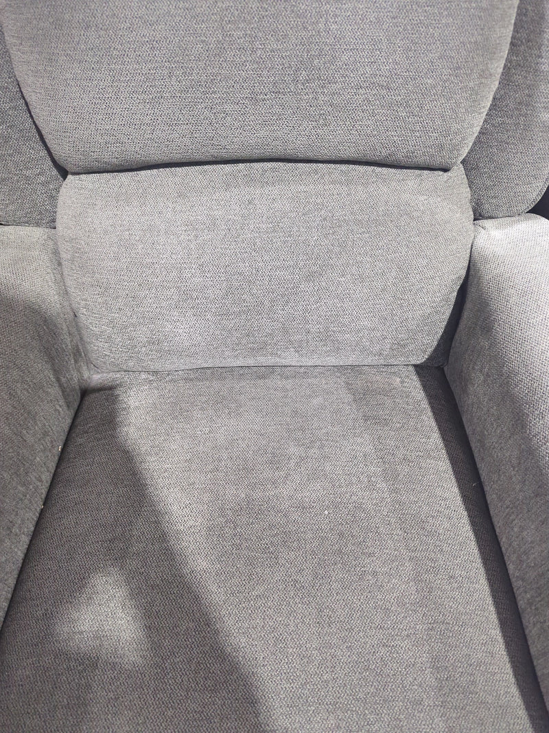Green Fabric Reclining Armchair