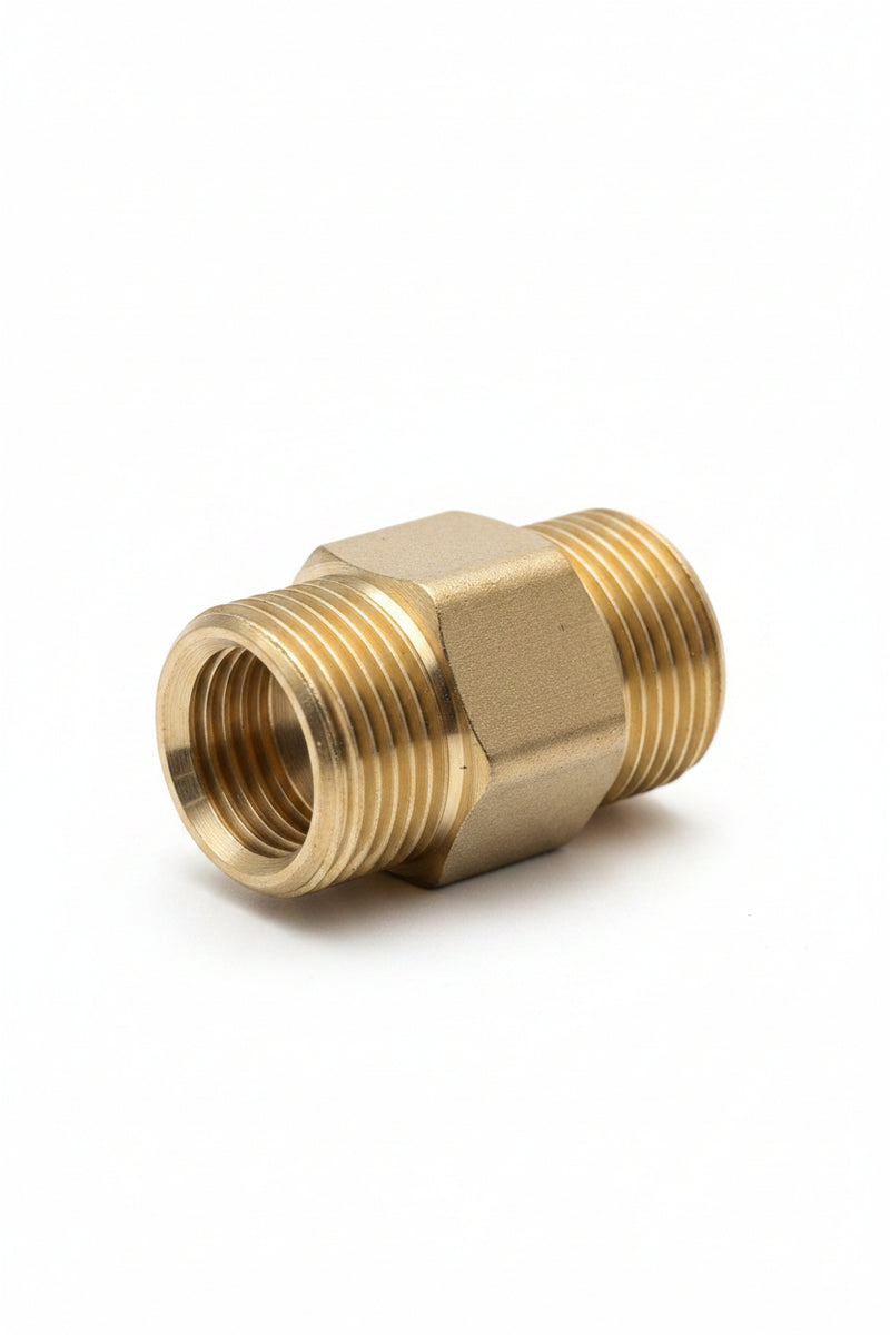 Continental Solid Brass Male Hose Nipple