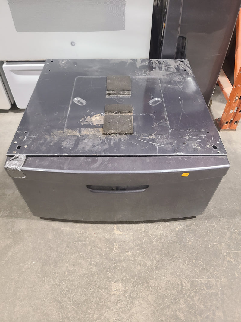 Universal Laundry Appliance Storage Pedestal with Drawer