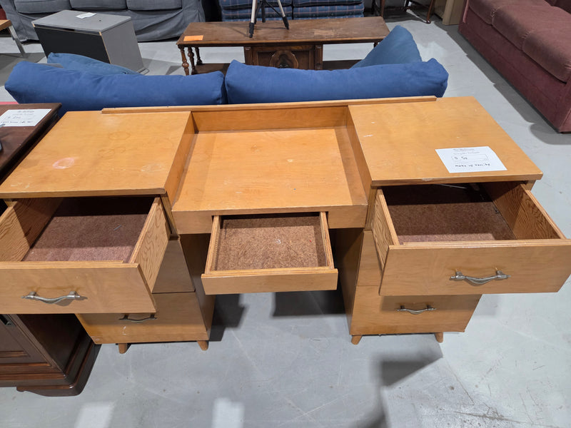 Mid-Century Modern Wooden Desk