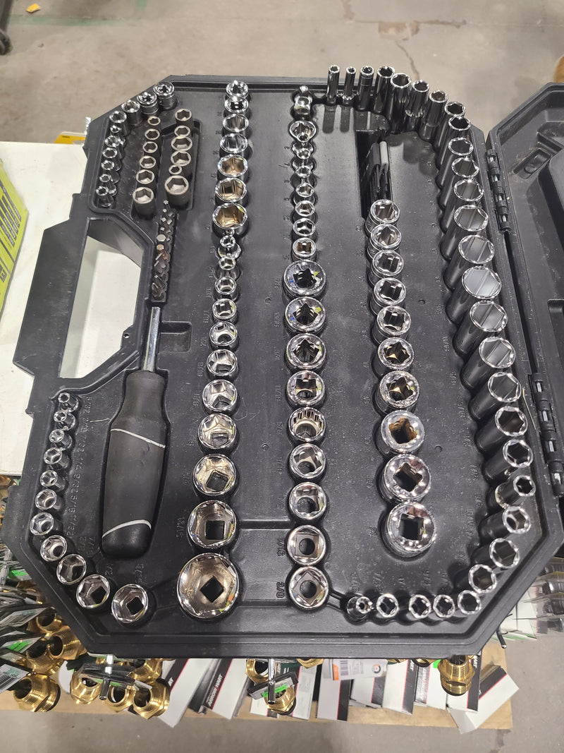 Husky 149-Piece Mechanics Tool Set (1/4 in., 3/8 in., & 1/2 in. Drive)