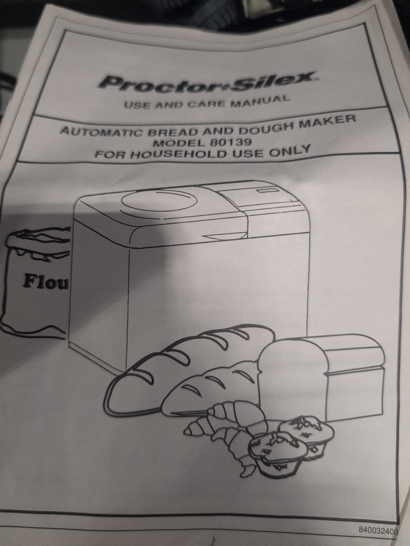 Proctor Silex Automatic Bread and Dough Maker