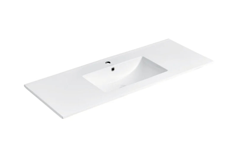 Swiss Madison 48" Ceramic Vanity Top Bathroom Sink in White