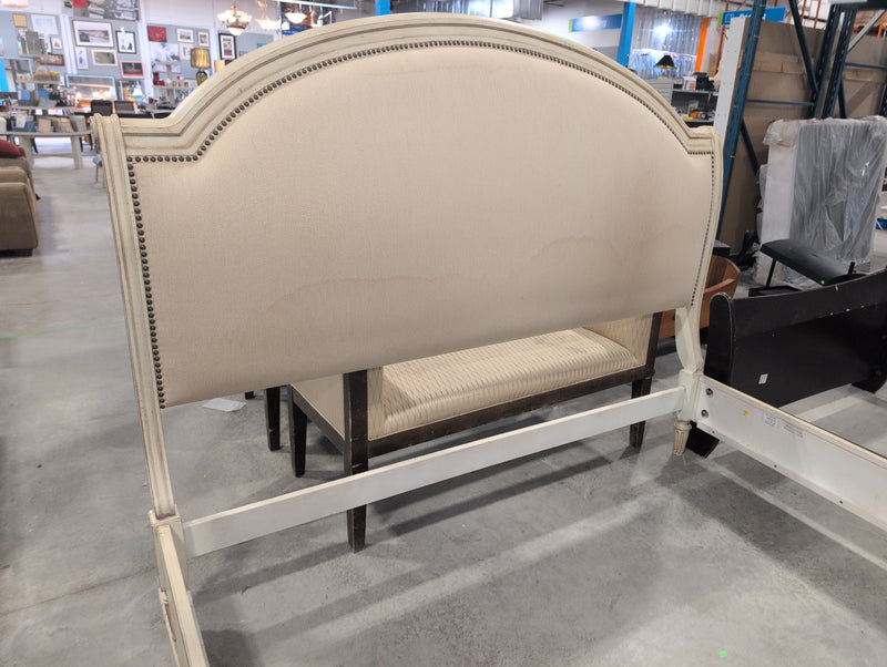 Cream Upholstered bed frame