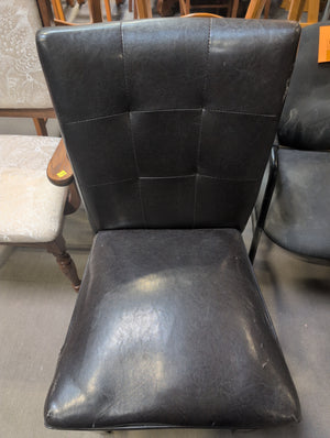 Faux Leather Parson Chair