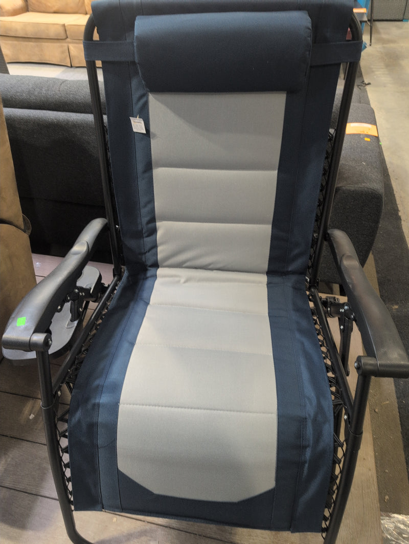 Outsunny Zero Gravity Lounger Chair with Cup Holder