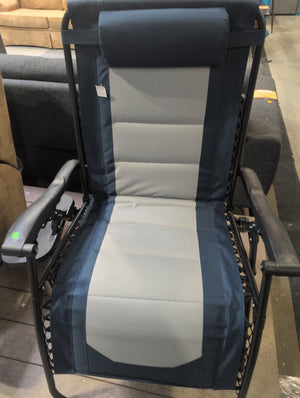 Outsunny Zero Gravity Lounger Chair with Cup Holder