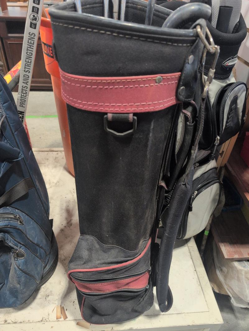 Golfmate Black and Red Golf Bag