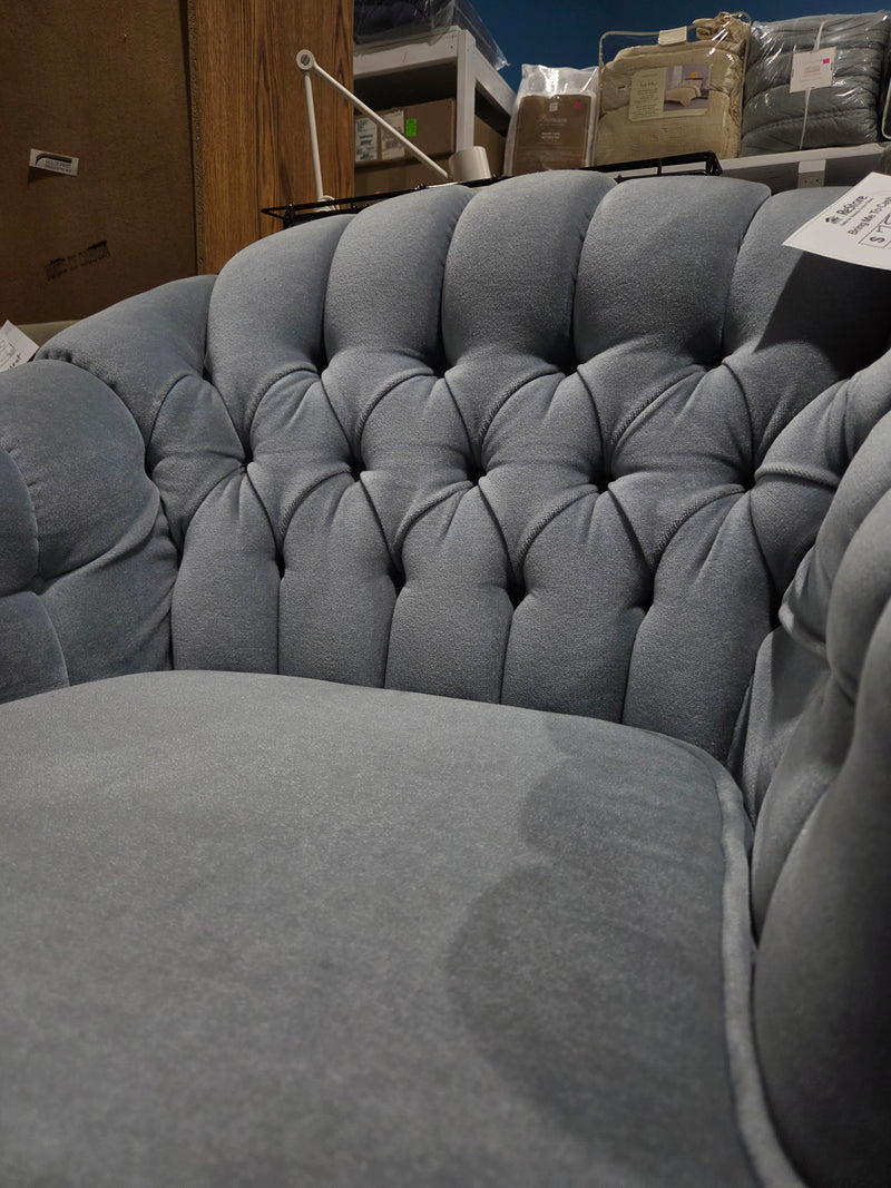Vintage Hollywood Regency-style Upholstered Armchair