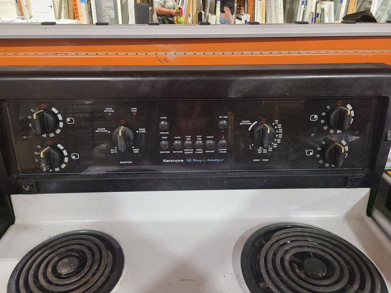Kenmore 30-Inch Electric Coil Top Range in White
