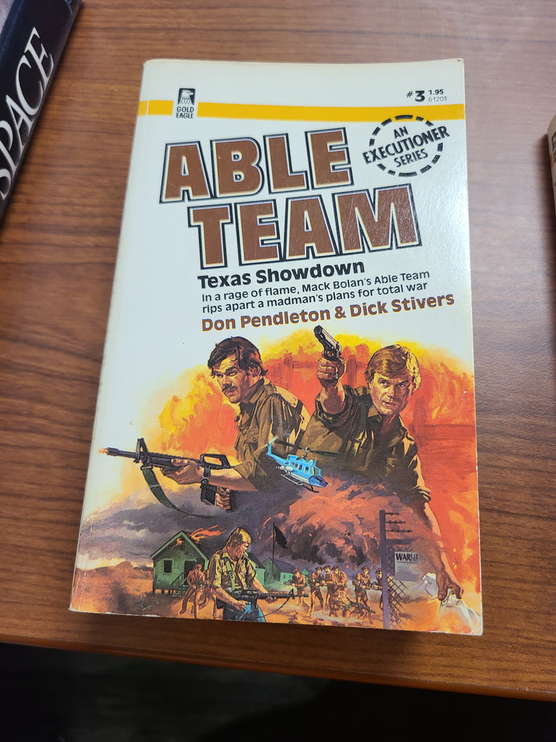 Vintage Able Team Men's Action Adventure Paperback Set #1–15 (Complete Consecutive Run)