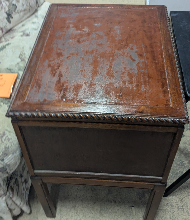 Antique Side Table with One Drawer
