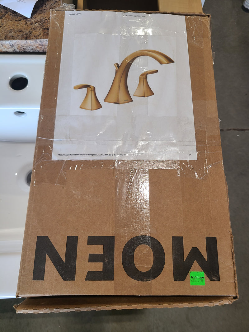 Moen Voss® Two-Handle Widespread Bathroom Faucet Trim Kit in Gold