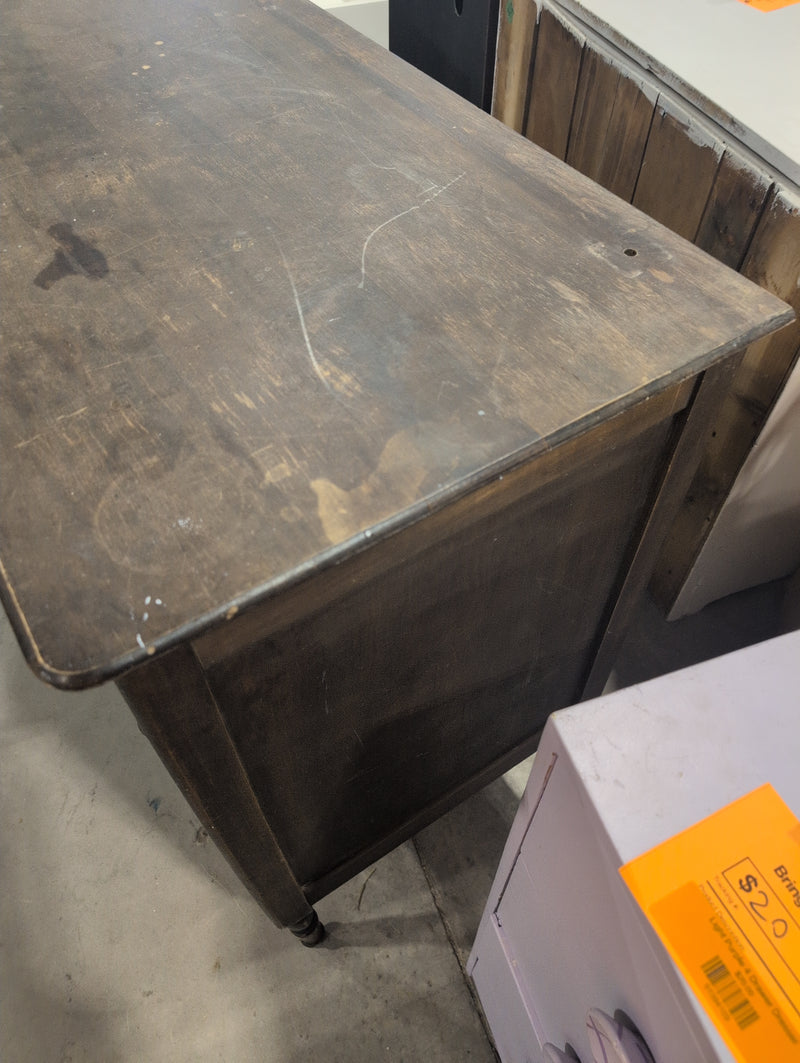 Dark Brown 4 Drawer Dresser