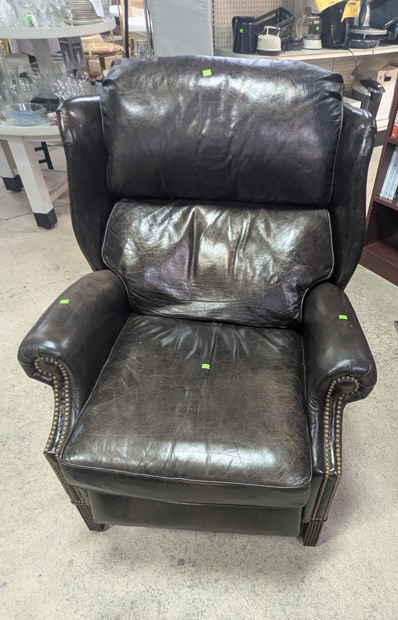Brown Leather Recliner Chair