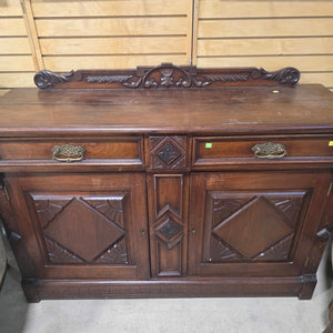 Antique Solid Wood Side Board