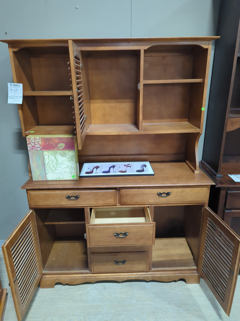 Solid Teak Wood Hutch