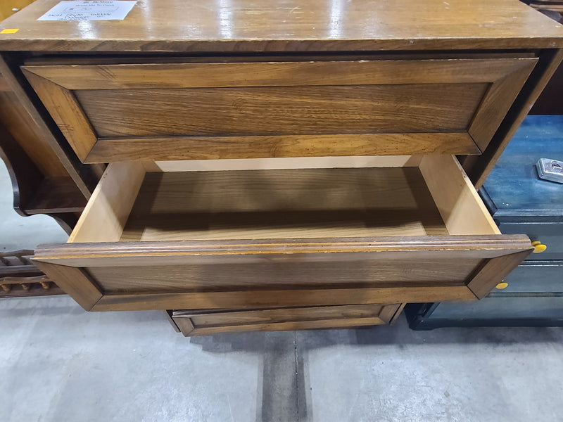 Vintage Mid-Century Modern Style 5-Drawer Tallboy Dresser