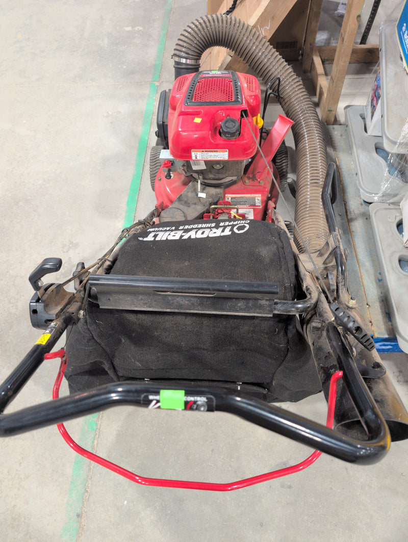 Troy-Bilt Self Propelled Yard Vacuum/Chipper/Shredder with Vacuum/Hose, Model CSV 070