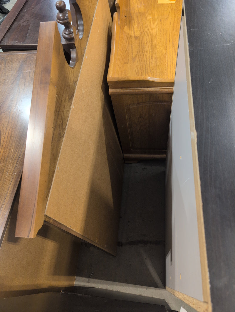 Black 5 Drawer Tall Dresser
