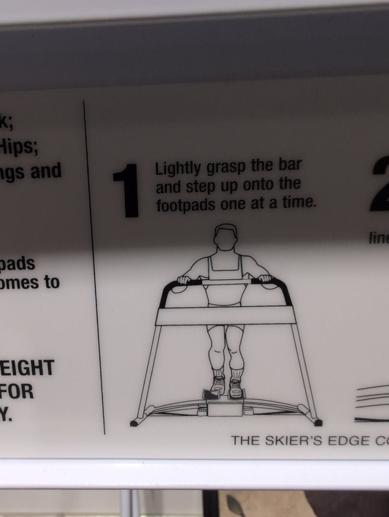 Skier's Edge Skiing Exercise/Training Machine Big Mountain Series S4