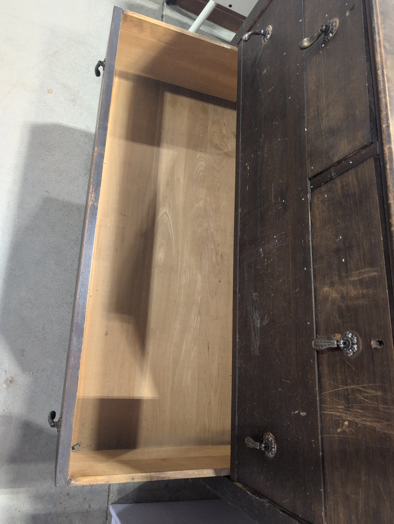 Dark Brown 4 Drawer Dresser