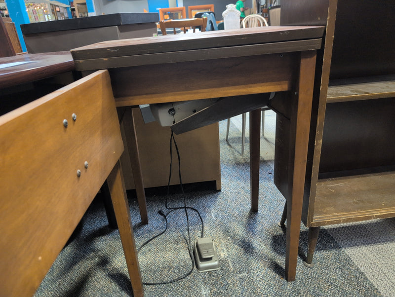 Sewing Table with Sears Kenmore Sewing Machine
