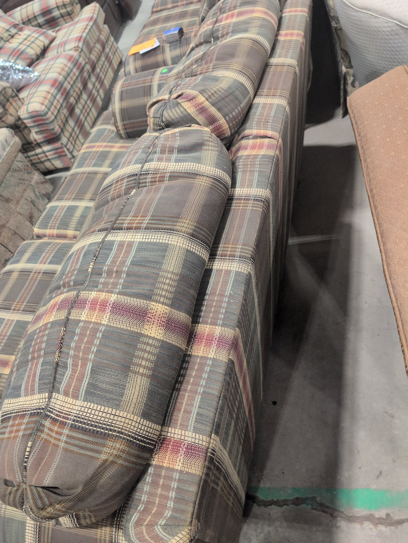 Plaid Loveseat