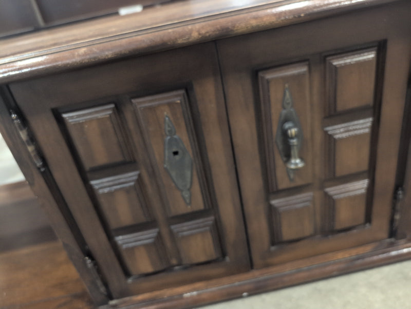 Ornate Wooden TV Stand