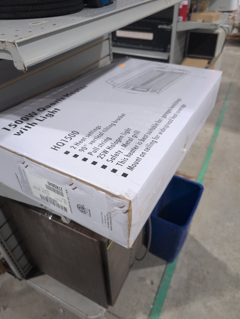1500W Quartz Heater with Light