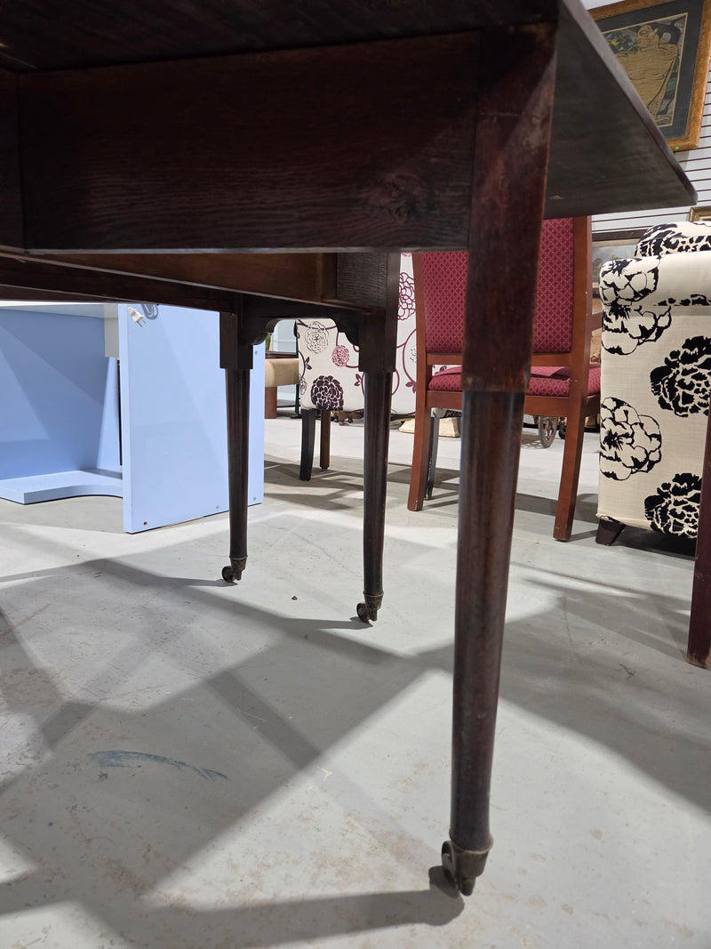 Antique Drop-Leaf Dining Table