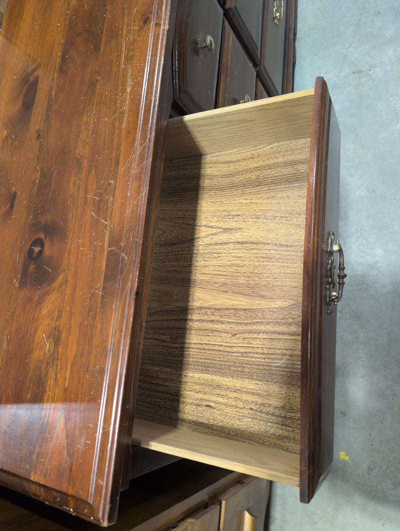 Warm Brown 9 Drawer Dresser
